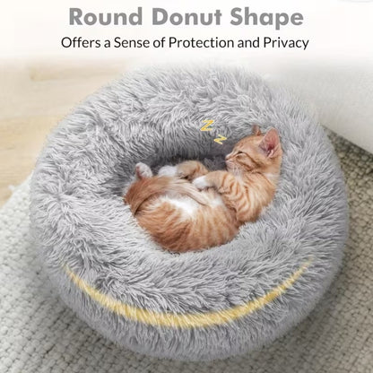 CloudCuddle™ Plush Donut Pet Bed
