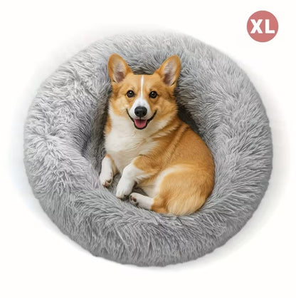 CloudCuddle™ Plush Donut Pet Bed