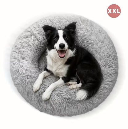 CloudCuddle™ Plush Donut Pet Bed